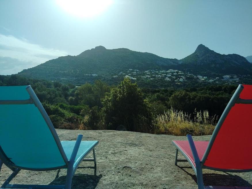 Belle Location Sur Lumio Avec Vue Remarquable Et Jardinヴィラ エクステリア 写真